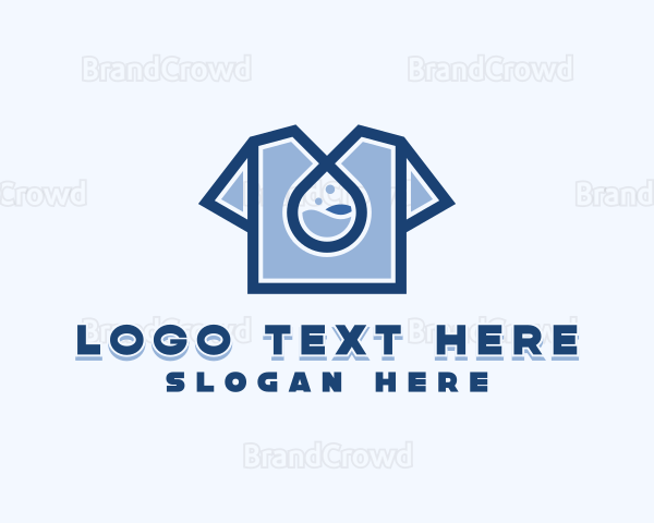 Shirt Clean Washing Logo