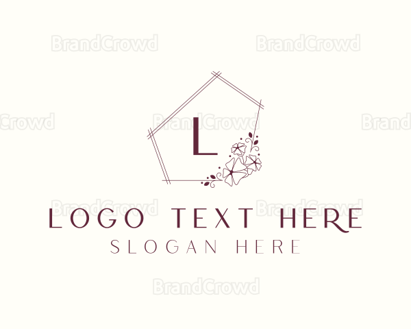 Pretty Nature Flower Logo