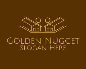 Golden Home Architect  logo design