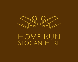 Golden Home Architect  logo design