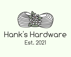 Hank - Flower Yarn Crochet logo design