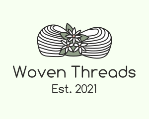 Flower Yarn Crochet  logo design