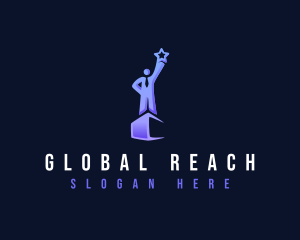 Reach - Star Leader Success logo design