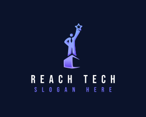 Reach - Star Leader Success logo design