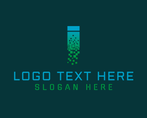 Letter I - Digital Company Lettermark I logo design