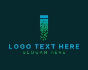 Letter - Digital Company Lettermark I logo design