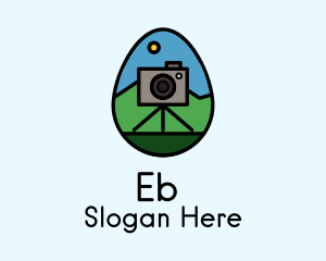 Photo Camera Egg  Logo