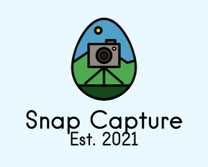 Capture - Photo Camera Egg logo design