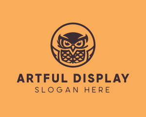 Modern Owl Aviary logo design