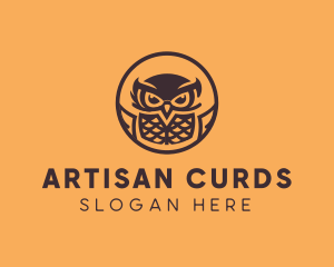 Modern Owl Aviary logo design