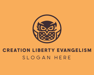 Modern Owl Aviary logo design