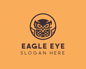 Modern Owl Aviary logo design