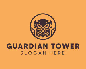 Modern Owl Aviary logo design