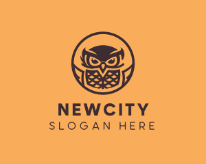 Modern Owl Aviary logo design