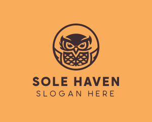 Modern Owl Aviary logo design