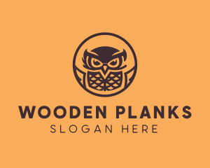 Modern Owl Aviary logo design