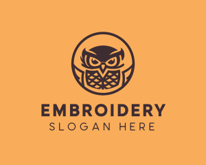 Modern Owl Aviary logo design