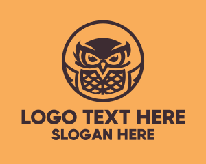 Owl - Flying Owl Mascot logo design