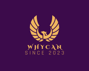 Sports - Elegant Mythical Winged Phoenix logo design
