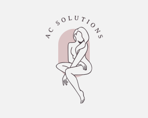 Beauty Nude Female logo design