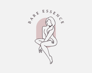 Nude - Beauty Nude Female logo design