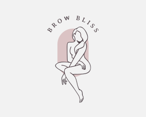 Beauty Nude Female logo design