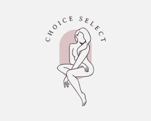 Beauty Nude Female logo design