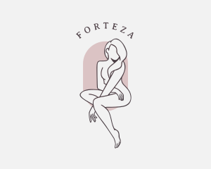 Beauty Nude Female logo design