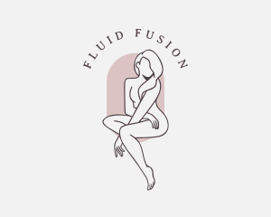 Beauty Nude Female logo design