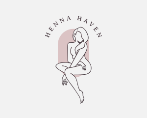 Beauty Nude Female logo design