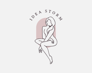 Beauty Nude Female logo design