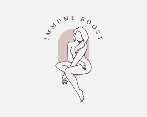 Beauty Nude Female logo design