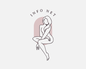 Beauty Nude Female logo design