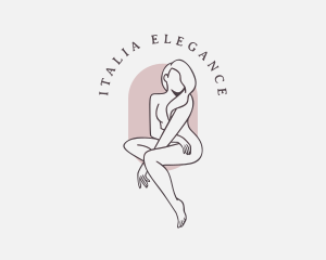 Beauty Nude Female logo design