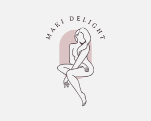 Beauty Nude Female logo design