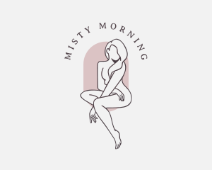 Beauty Nude Female logo design