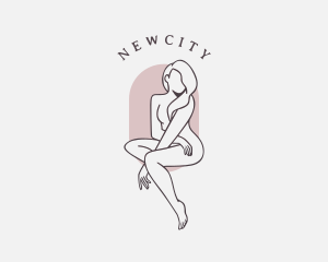 Beauty Nude Female logo design