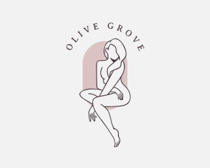 Beauty Nude Female logo design