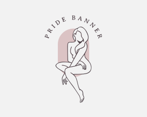 Beauty Nude Female logo design