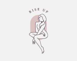 Beauty Nude Female logo design