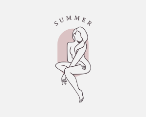 Beauty Nude Female logo design