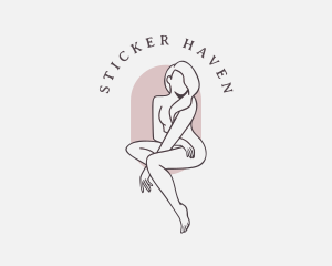 Beauty Nude Female logo design