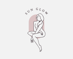 Beauty Nude Female logo design