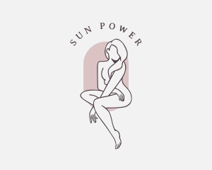 Beauty Nude Female logo design