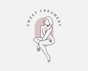 Beauty Nude Female logo design