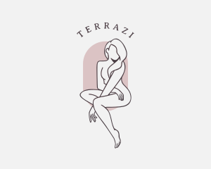 Beauty Nude Female logo design