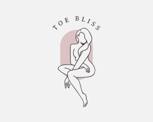 Beauty Nude Female logo design