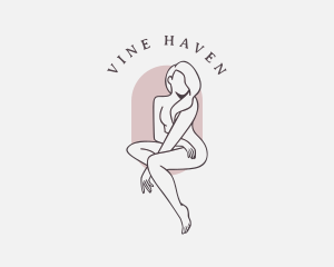 Beauty Nude Female logo design