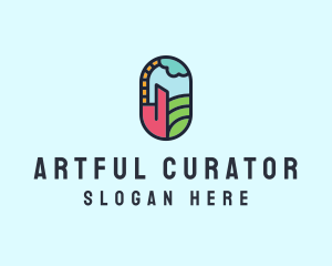 Stained Glass Window logo design