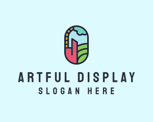 Stained Glass Window logo design